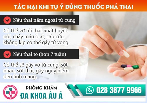 biến chứng phá thai